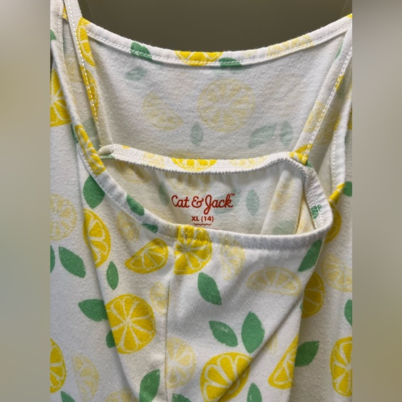 NWT Cat & Jack Lemon Dress girl's size 14 - Picture 3 of 3